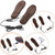 USB Electric Powered Heated Insoles Keep Feet Warm Pad with USB Cable, Size: 35-36 yard(Brown)
