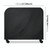 Anti-UV Waterproof Dust-proof 210D Oxford Cloth Folding BBQ Protective Cover Outdoor Gas Charcoal Electric Barbeque Grill Cover, Size: 145*61*117cm(Black)