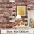 Cloud Brick Creative 3D Stone Brick Decoration Wallpaper Stickers Bedroom Living Room Wall Waterproof Wallpaper Roll, Size: 45 x 1000cm