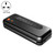 Household Commercial Food Vacuum Plastic Packaging Machine Sealer Closer Machine, UK Plug(Black)