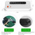 Household Commercial Food Vacuum Plastic Packaging Machine Sealer Closer Machine, UK Plug(Black)