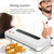 Household Commercial Food Vacuum Plastic Packaging Machine Sealer Closer Machine, UK Plug(Black)