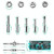 12 PCS Multi-specification Tap and Die Combination Set Hand Metric Wire Tapping Wrench Winch
