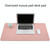 Multifunction Business PU Leather Mouse Pad Keyboard Pad Table Mat Computer Desk Mat, Size: 80 x 40cm(Pink)