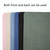 Multifunction Business PU Leather Mouse Pad Keyboard Pad Table Mat Computer Desk Mat, Size: 80 x 40cm(Pink)