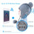 Bluetooth Warm Plush Hat, Supports Phone Answering & Bluetooth Photo Taking & Music Playing(Grey)
