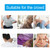 4 Cups / Set Health Care Body Massage Cupping Therapy Anti Cellulite Silicone Vacuum Cups(White)