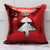 DIY Two Tone Glitter Sequins Throw Pillow Case Reversible Sequin Magical Color Changing Pillow Cover, Size: 40*40cm(Red+Silver)