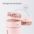 T9 Portable Adjustable USB Charging Desktop Humidifying Fan with 3 Speed Control (White)