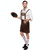 Halloween Costume Men Beer Costume Oktoberfest Suits England Style Stage Performance Cosplay Clothing, Size:L, Bust: 100cm, Waistline: 99cm, Clothes Length: 69cm, Long Pants: 50cm
