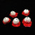 5 PCS Halloween Horror Props April Fool Day Party Prop Body Parts Decoration Bloody Eye Balls