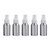 Refillable Glass Fine Mist Atomizers Aluminum Bottle, 50ml(White)
