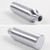 Refillable Glass Fine Mist Atomizers Aluminum Bottle, 50ml(White)