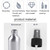 Refillable Glass Fine Mist Atomizers Aluminum Bottle, 50ml(White)