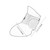 Lovely Pet Dog Shoes Puppy Candy Color Rubber Boots Waterproof Rain Shoes, S, Size:  4.3 x 3.3cm(Yellow)