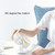 F12 Portable Rotatable USB Charging Stripe Desktop Fan with 3 Speed Control (White)