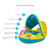 Inflatable Swimming Safety Seat Sunshade Boat Ring for Baby Children, Inflated Size: 72cm x 65cm x 58cm Inflatable Swimming Safety Seat Sunshade Boat Ring for Baby Children, Inflated Size: 72cm x 65cm x 58cm