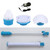 Multi-function Tub and Tile Scrubber Cordless Power Spin Scrubber Power Cleaning Brush Set for Bathroom Floor Wall, US Plug