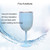 New Fashion Stainless Steel Vacuum Cup Red Wine Cocktail Goblet Creative Gift (Red)
