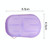 5 PCS Disposable Portable Travel Boxed Confetti Soap Mini Soap Paper, Random Color Delivery