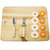 2 PCS Stainless Steel Baking Biscuit Mould Fruit and Vegetable Cutting Molds Tools (Flower Shape)