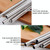 5 PCS Reusable Stainless Steel Straight Drinking Straw + Cleaner Brush Set Kit,  215*8mm(Black)