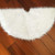 Christmas Tree Plush Skirt White Round Ornament Decoration, Diameter: 90cm