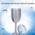 New Fashion Stainless Steel Vacuum Cup Red Wine Cocktail Goblet Creative Gift (Mint Green)