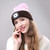 Unisex Warm Winter Polyacrylonitrile Knit Hat Adult Head Cap with 4 LED Lights(Coffee)