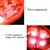 Multifunctional Outdoor Bicycling Running Warning Light Bicycle Taillight LED Back Clip Light(Red)