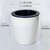 Lazy Flower Pots Automatic Water-absorbing Hydroponic Potted Plants Circular Resin Plastic Flower Pots Double-layer Design Self Watering Planter, Diameter: 13cm, Height: 13.7cm(White)