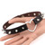 2 PCS Punk Style Fashion Heart Shape Leather Rivet Necklace Collar, Random Color Delivery