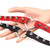 2 PCS Punk Style Fashion Heart Shape Leather Rivet Necklace Collar, Random Color Delivery