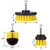 3 PCS Bathroom Kitchen Cleaning Brushes Kit for Electric Drill(Yellow)