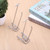50 PCS 5.8mm Supermarket Iron Grid Shelf Double Hook, Length: 15cm