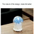 ML-824 100ML Gypsophila Flowers Aromatherapy Diffuser Air Humidifier with Colorful LED Light for Office / Home(Blue)