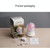 ML-824 100ML Gypsophila Flowers Aromatherapy Diffuser Air Humidifier with Colorful LED Light for Office / Home(Blue)
