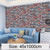 Creative 3D Color Stone Brick Decoration Wallpaper Stickers Bedroom Living Room Wall Waterproof Wallpaper Roll, Size: 45 x 1000cm Creative 3D Color Stone Brick Decoration Wallpaper Stickers Bedroom Living Room Wall Waterproof Wallpaper Roll, Size: 45 x 1000cm