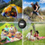 Q3 Outdoor Portable Solar Pest Control Insect Bugs Ultrasonic Mosquito Repellent Repeller Killer with Compass Function