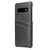 Fierre Shann Retro Oil Wax Texture PU Leather Case for Galaxy S10, with Card Slots (Black)