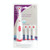 2W Creative Household Waterproof Rotary Electric Toothbrush Set with 4 Replacement Brush Heads & Base, 8500 Revolutions Per Minute(Red) 2W Creative Household Waterproof Rotary Electric Toothbrush Set with 4 Replacement Brush Heads & Base, 8500 Revolutions Per Minute(Red)