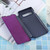 PU Electroplating Mirror Horizontal Flip Leather Case for Galaxy S10 Plus, with Holder(Sapphire Blue)