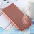 PU Electroplating Mirror Horizontal Flip Leather Case for Galaxy S10 Plus, with Holder(Rose Gold)