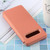 PU Electroplating Mirror Horizontal Flip Leather Case for Galaxy S10 Plus, with Holder(Rose Gold)