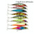 HENGJIA Set002 43 PCS Sequin Set Metal Sequins False Bait Fresh Sea Bass Fishing Bait Set, Length: 5 to 10.5cm, Bagged