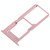 For Vivo V3Max SIM Card Tray + SIM Card Tray / Micro SD Card Tray (Rose Gold)