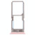 For Vivo Y67 SIM Card Tray + SIM Card Tray / Micro SD Card Tray (Rose Gold)