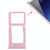 For Vivo X20 Plus SIM Card Tray + SIM Card Tray / Micro SD Card Tray (Rose Gold)