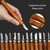 12 in 1  Wood Carving Chisels Knife Basic Woodcut Working Handmade Rubber Stamps Hand Tools