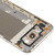 For Galaxy A8 Back Cover with Side Keys & Camera Lens (Gold)